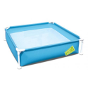 Бассейн каркасный 56217 (3шт/ящ) BESTWAY, детский, 122-122-30,5 см, голубой, ремкомплект, в коробке