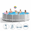 Бассейн каркасный 26726 (1шт/ящ) INTEX, 457-122 см, 16805 л, фильтр-насос, лестница, подстилка, тент