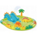 Игровой центр 57166 (3шт/ящ) INTEX "Дино", 191-152-58см, 143л, до 54кг, горка, душ, сливной клапан, 