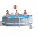 Бассейн каркасный 26702 (1шт/ящ) INTEX 305-76см, 4485л, фильтр-насос, в коробке