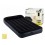 Велюр матрас 64141 (4шт/ящ) INTEX 99-191-25см, до 136кг, подголовник, черный, в кооб-це.