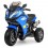 Мотоцикл M 3913 EL-4 (1шт/ящ) Bambi Racer, 2 мотор, 2аккум, MP3, TF, USB, EVA, кожа, музыка, синий