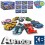 Конструктор KB 6001 LIMO TOY, машинки, инерционные, от 45 дет, 16 шт (8видов) в дисплее