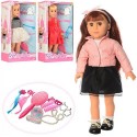 Кукла DEFA 5508 рост 46 см, мягконабивная, расческа, аксессуары, в коробке