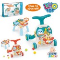 Каталка-ходунки HB 0008 AB LIMO TOY, стол, музыка, звук, свет, шестеренки, на батарейках, в коробке