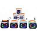 Колонка X-922 свет, RGB подсветка, Bluetooth, акумулятор, AUX, USB, TF-microSD, FM-радио, в коробке