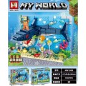 Конструктор MG 1305 Minecraft, 396 дет, 2 вида, в коробке