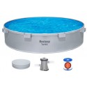 Бассейн каркасный 561 RW (1шт/ящ) BESTWAY, 305х61см, 3790л, фильтр-насос, 4 подстаканника