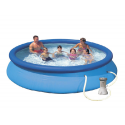 Бассейн семейный 28132 (1шт/ящ) INTEX круглый 366-76см, 5621см, фильтр-насос 230V .